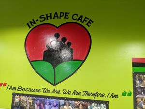 SHAPE Center dining cafe remodeled. Lovely! at Kales Kitchen  in Houston