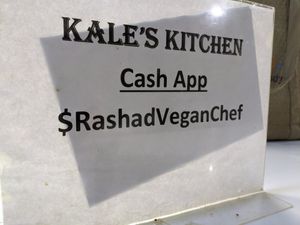 Cash app at Kales Kitchen  in Houston