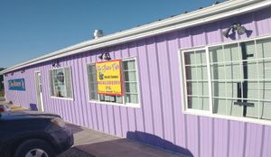 Love the colors! at Two Sisters Cafe in Babb