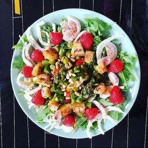 Sommerlicher Salat at Manja's in Traunstein