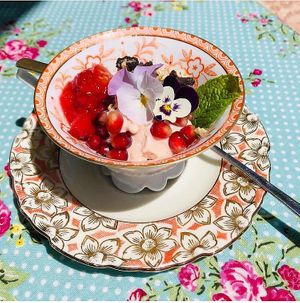 Dessert at Manja's in Traunstein