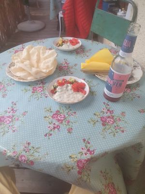 some appetizers at Manja's in Traunstein