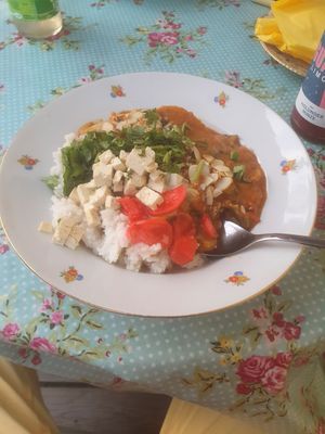 the curry 😍 at Manja's in Traunstein