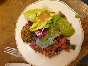 The menue was served as an appetizer... at Manja's in Traunstein