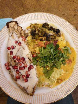 ...and the main dish at Manja's in Traunstein