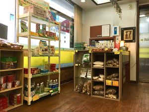 Shopping corner at Loving Hut - GoJan in Ansan