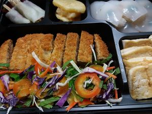 Bean Cutlet at Loving Hut - GoJan in Ansan