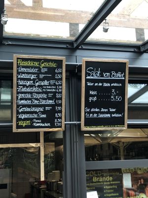 Meatless dishes  at Brauhaus am Kreuzberg in Hallerndorf