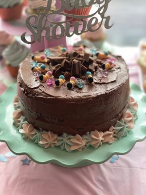 Baby shower cakes  at Garden of Vegan in St Albans