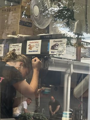 Labeled vegan  at Port Jefferson Ice Cream Cafe in Port Jefferson