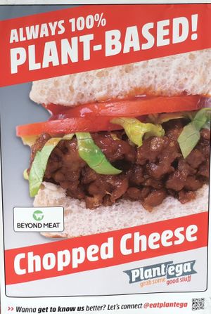 Plantega sign in store. at Plantega - 1 Up Bistro in New York City