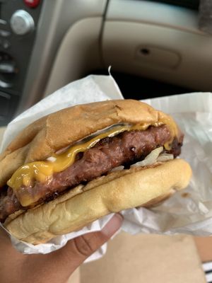 Comfort burger ! at Curbside Comforts in Gorham