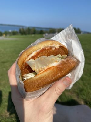 Buffalo chicken sammy  at Curbside Comforts in Gorham