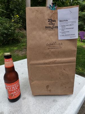 This is what the order looks like when you pick it up at Curbside Comforts in Gorham