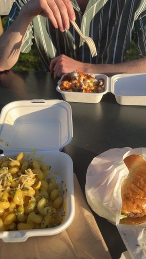 Mac was great! Burgers are vegan big macs. Ive never had a big mac so idk but the sauce was good!  at Curbside Comforts in Gorham