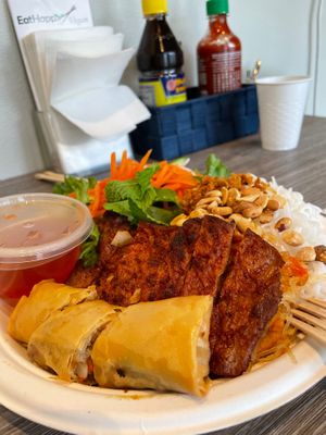 No. 22 Bun bi cha gio - delicious! at EatHappy Vegan in Oslo