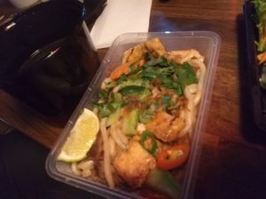 Banh Canh soup at EatHappy Vegan in Oslo