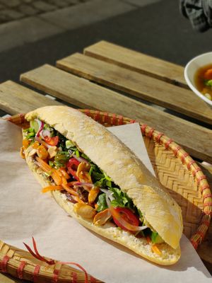 Banh mi, number 29 at EatHappy Vegan in Oslo