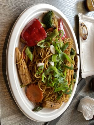 Veggie noodles   at EatHappy Vegan in Oslo