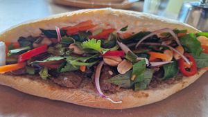 Banh mi pho at EatHappy Vegan in Oslo