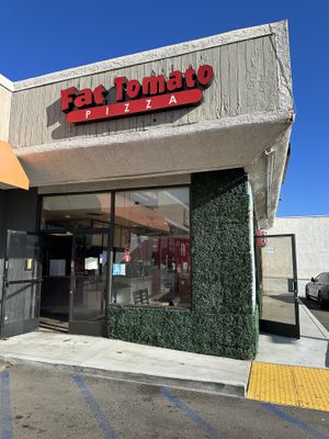 Restaurant Front  at Fat Tomato Pizza in Hermosa Beach
