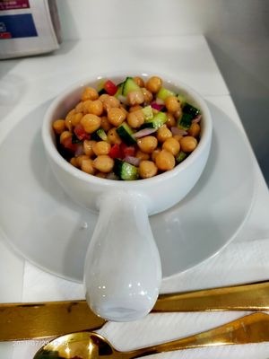 Chick pea salad at The Plantbase in Amherstburg