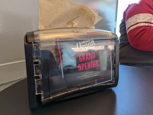 Napkins at Underground Vegan in Birmingham