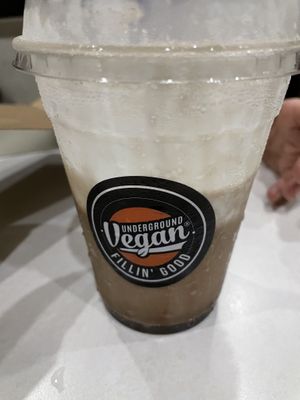 Chocolate Milkshake at Underground Vegan in Birmingham