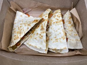 Quesadilla at Underground Vegan in Birmingham