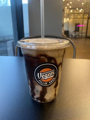 Oreo shake  at Underground Vegan in Birmingham