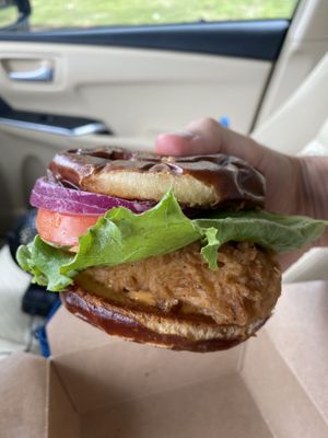 classic sandwich  at Underground Vegan in Birmingham