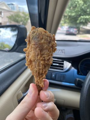 vegan wing  at Underground Vegan in Birmingham