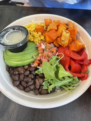 Burrito bowl   at Kaffeology in Newport