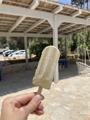 Ice cream (pistachio) at Makura in Kerem Maharal