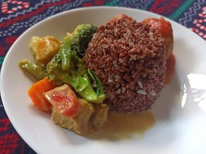 Vegan Curry and Pakora at Veggie Food Mob in San Fernando Pampanga