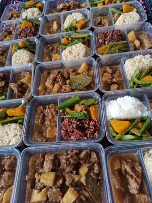 Vegan Lechon Paksiw and Pinakbet at Veggie Food Mob in San Fernando Pampanga