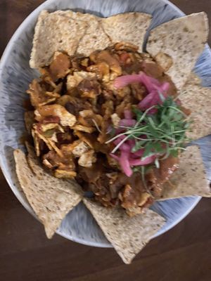 Jack fruit Chilic….????   at Bare Bones in La Porte