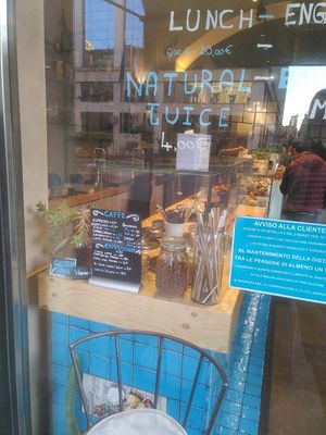 They even have a small sign in the window that says 'vegano' at D'Angelo Caffè & Gastronomia in Rome