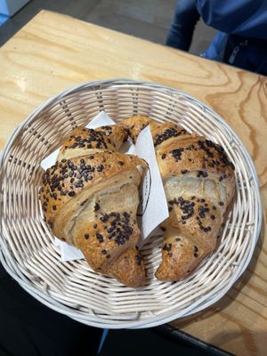 Chocolate croissants  at D'Angelo Caffè & Gastronomia in Rome