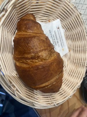 Vegan cornetto  at D'Angelo Caffè & Gastronomia in Rome