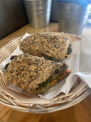 Vegan panini  at D'Angelo Caffè & Gastronomia in Rome