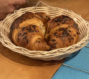 Chocolate crossaint   at D'Angelo Caffè & Gastronomia in Rome