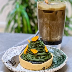 Matcha Mont Blanc at Hvala - Craig Rd in Central Singapore