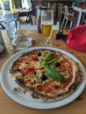 Didn't last long!! at Cibus Pizzeria in Mallorca