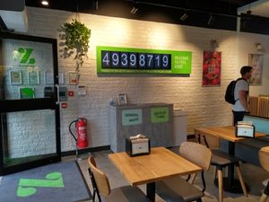 Interior at Zambrero in North West London