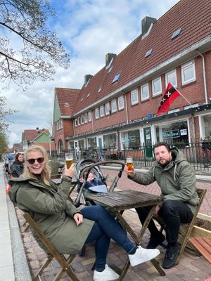 Terrace & outdoor seating  at Cafe Permanent in Amsterdam