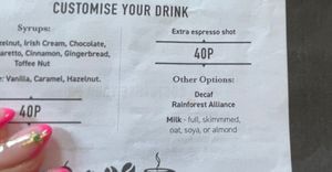   at Exchange Coffee Co in Clitheroe