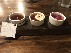 Flight of teas   at The Mad Herbalist in Clarksville