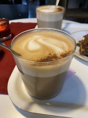 Latte with oatmilk   at Lilla Bageriet Lidköping in Lidkoeping