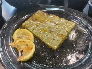 Nopales asados  at Los Paradise in Playa Del Carmen